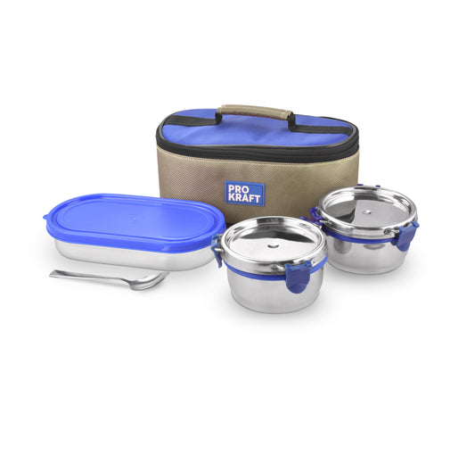 Lock n Load Stainless Steel Lunch Box Set