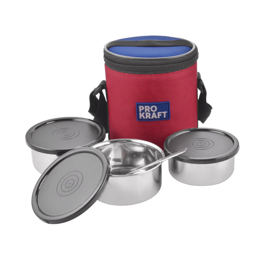 Deluxe Steel Stainless Steel Lunch Box Set